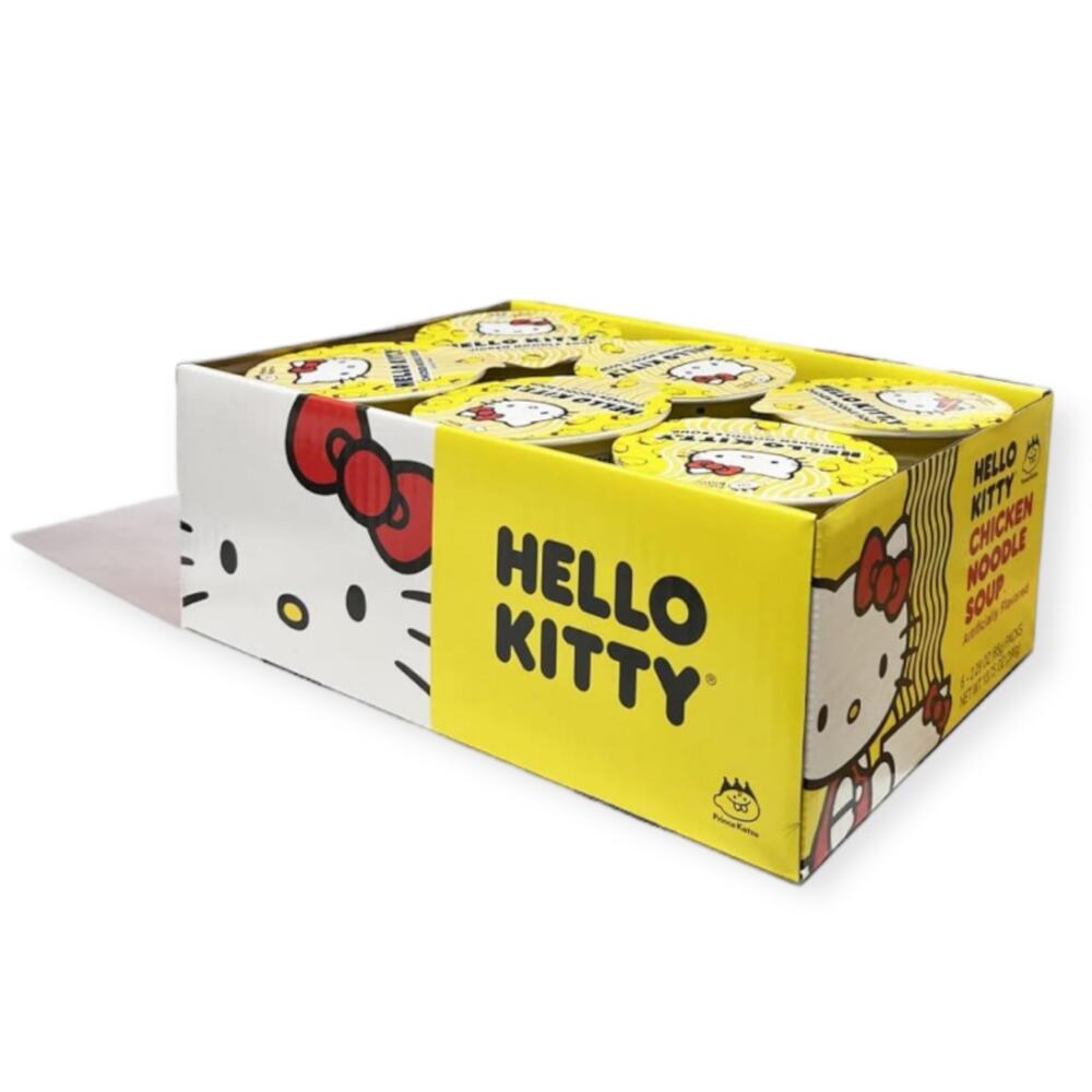 Hello Kitty Chicken Ramen Cup 6 Pack – Expired Display Collectible Only